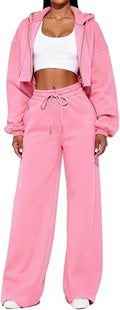 SOLY HUX Zip Hoodie & Sweatpants Set