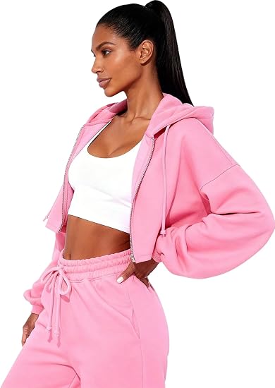 SOLY HUX Zip Hoodie & Sweatpants Set