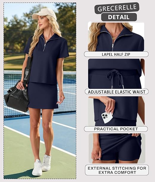 2-Piece Skort Tennis Set
