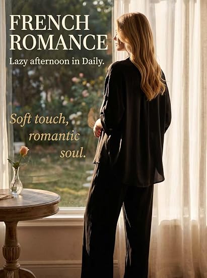 Cotton Button Up Shirt & Wide Leg Pants Set